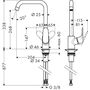 Смеситель для кухни Hansgrohe Focus, сталь, 31820800
