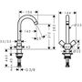 Смеситель для кухни Hansgrohe Logis, 71280000