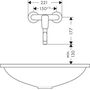 Смеситель для кухни Hansgrohe Logis, настенный, 71836000