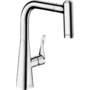 Смеситель для кухни Hansgrohe Metris M71 220, с вытяжным душем, 73823000