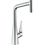 Смеситель для кухни Hansgrohe Metris M71 320, с вытяжным душем, 73824000