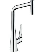 Смеситель для кухни Hansgrohe Metris M71, Eco, вытяжной душ, 14780000