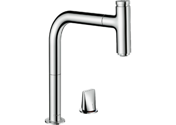 Смеситель для кухни Hansgrohe Metris Select M71 200, высокий излив, 73804000