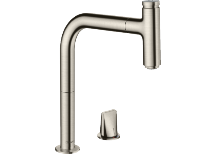 Смеситель для кухни Hansgrohe Metris Select M71 200, высокий излив, 73804800
