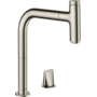 Смеситель для кухни Hansgrohe Metris Select M71 200, высокий излив, 73804800