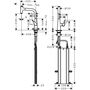 Смеситель для кухни Hansgrohe Metris Select M71 240, 73802000