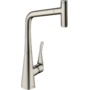 Смеситель для кухни Hansgrohe Metris Select M71 320, высокий излив, нерж, 73803800