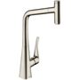 Смеситель для кухни Hansgrohe Metris Select, сталь, 14884800