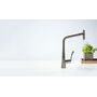 Смеситель для кухни Hansgrohe Metris Select, сталь, 14884800