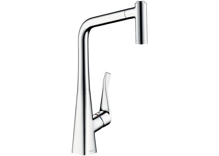 Смеситель для кухни Hansgrohe Metris, выдвижной излив, 14820000