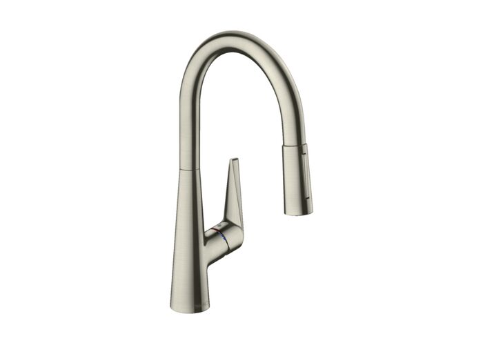 Смеситель для кухни Hansgrohe Talis M51 200, с вытяжным душем, нерж, 73851800