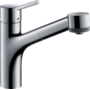 Смеситель для кухни Hansgrohe Talis M52 170, с вытяжным душем, 73860000