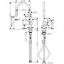 Смеситель для кухни Hansgrohe Talis M54 210, Eco, 72842000
