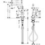 Смеситель для кухни Hansgrohe Talis M54 270, Eco, 72845000
