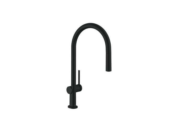Смеситель для кухни Hansgrohe Talis M54, высокий излив, черный, 72802670