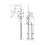 Смеситель для кухни Hansgrohe Talis M54, высокий излив, черный, 72803670
