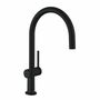 Смеситель для кухни Hansgrohe Talis M54, высокий излив, черный, 72804670