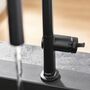 Смеситель для кухни Hansgrohe Talis M54, высокий излив, черный, 72804670