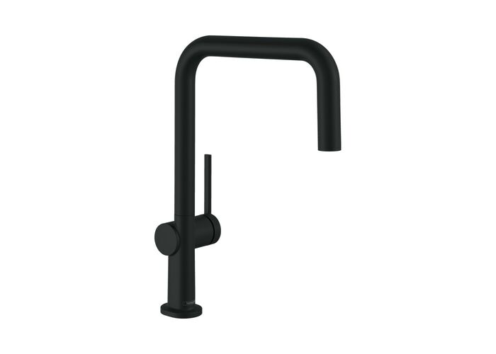 Смеситель для кухни Hansgrohe Talis M54, запорный вентиль, черный, 72806670