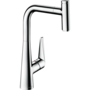 Смеситель для кухни Hansgrohe Talis Select M51 300, высокий излив, нерж, 73853800