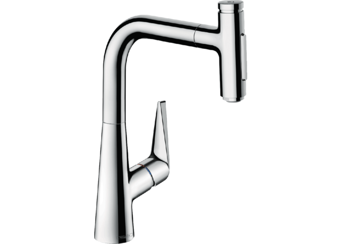 Смеситель для кухни Hansgrohe Talis Select M51, с вытяжным душем, 72824000
