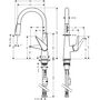 Смеситель для кухни с душем Hansgrohe Тalis S, 72813000