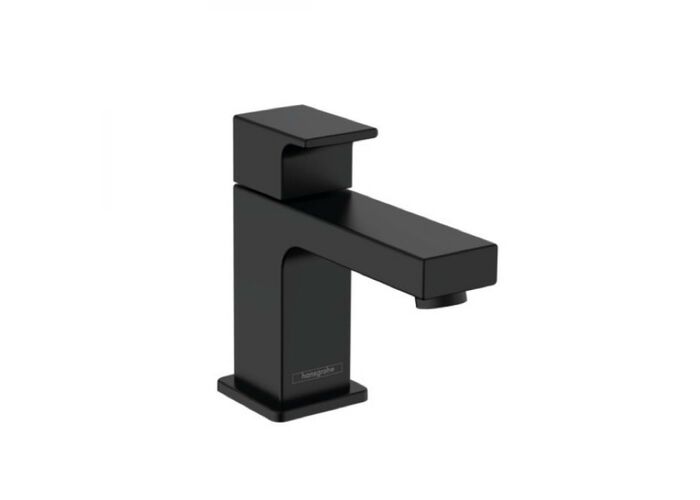 Кран для холодной Hansgrohe Vernis Shape 70, черный матовый, 71592670