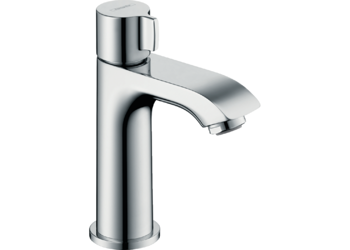 Кран для раковины Hansgrohe Metris 100, без сливного набора, 31166000