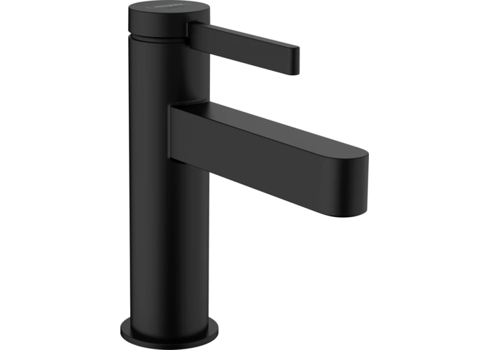 Кран холодной воды Hansgrohe Finoris 100, без донного клапана, черный матовый, 76013670