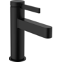 Кран холодной воды Hansgrohe Finoris 100, без донного клапана, черный матовый, 76013670