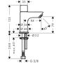 Кран холодной воды Hansgrohe Logis 70, 71120000