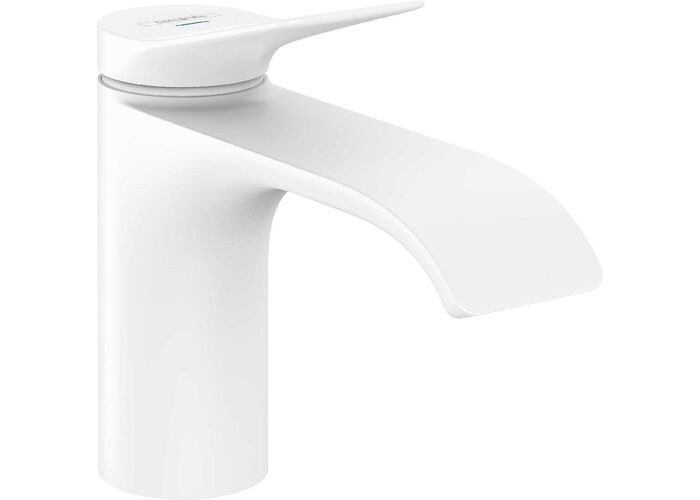 Кран холодной воды Hansgrohe Vivenis 80, без донного клапана, матовый белый, 75013700