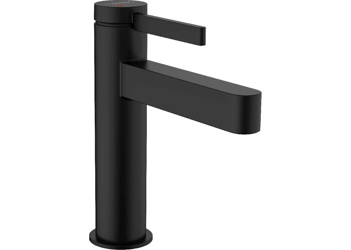 Смеситель Hansgrohe Finoris 110, с клапаном Push-Open, CoolStart, черный матовый, 76024670