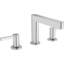 Смеситель Hansgrohe Finoris 110, с клапаном Push-Open, на 3 отв, хром, 76033000