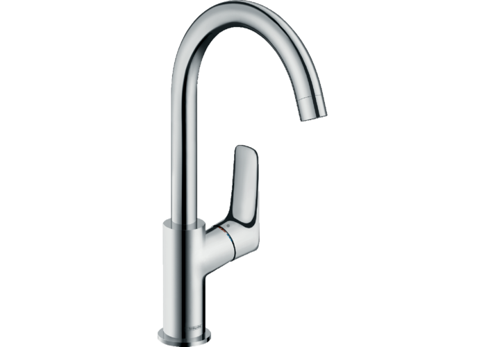 Смеситель Hansgrohe Logis 210, поворотный излив, без сливного набора, 71131000