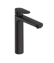 Смеситель Hansgrohe Vernis Blend 190, сливная гарнитура, матовый черный, 71552670