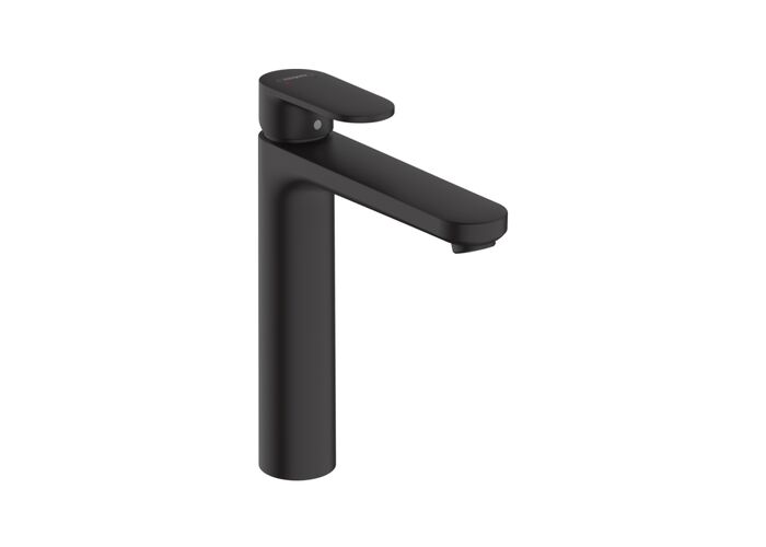 Смеситель Hansgrohe Vernis Blend 190, высокий, без клапана, черный матовый, 71582000