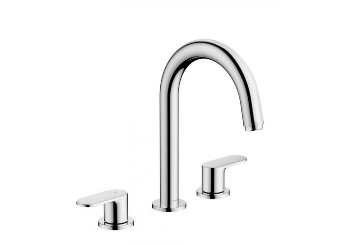 Смеситель Hansgrohe Vernis Blend, 3 отверстия, сливная гарнитура, хром, 71553000