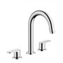 Смеситель Hansgrohe Vernis Blend, 3 отверстия, сливная гарнитура, хром, 71553000