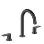 Смеситель Hansgrohe Vernis Shape 150, 3 отв, сливная гарнитура, матовый черный, 71563670