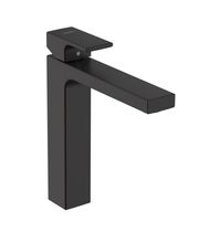 Смеситель Hansgrohe Vernis Shape 190, сливная гарнитура, матовый черный, 71591670