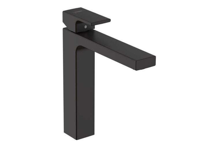 Смеситель Hansgrohe Vernis Shape 190, сливная гарнитура, матовый черный, 71591670