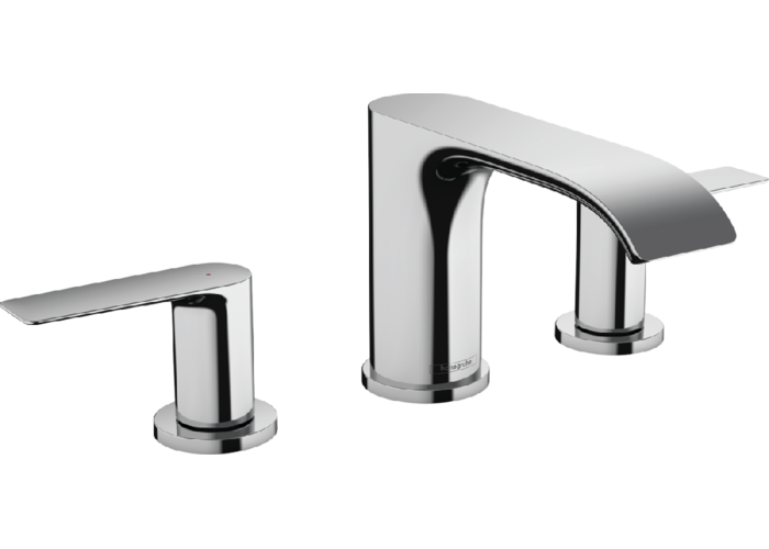 Смеситель Hansgrohe Vivenis 90, 3 отв, с донным клапаном, хром, 75033000