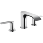 Смеситель Hansgrohe Vivenis 90, 3 отв, с донным клапаном, хром, 75033000