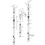 Смеситель Hansgrohe Vivenis 90, 3 отв, с донным клапаном, хром, 75033000