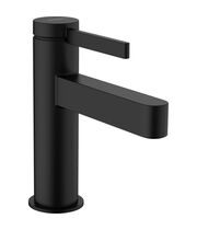Смеситель для раковины Hansgrohe Finoris 100, с донным клапаном, черный матовый, 76010670