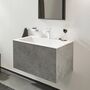 Смеситель для раковины Hansgrohe Finoris 110, с донным клапаном, матовый белый, 76020700