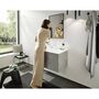 Смеситель для раковины Hansgrohe Finoris 110, с клапаном Push-Open, матовый белый, 76023700