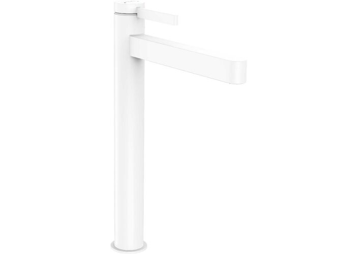 Смеситель для раковины Hansgrohe Finoris 260, с клапаном Push-Open, матовый белый, 76070700