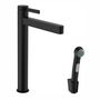 Смеситель для раковины Hansgrohe Finoris 260, с набором для биде со шлангом 1,60 м, черный, 76220670